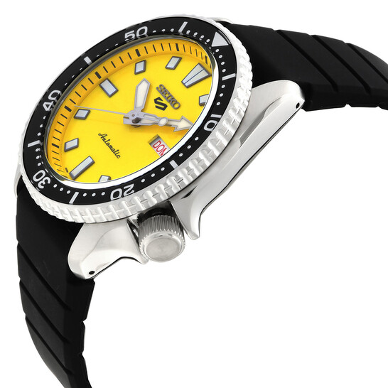 Relógio Seiko 5 Sports Automático Amarelo Masculino SRPL87K1