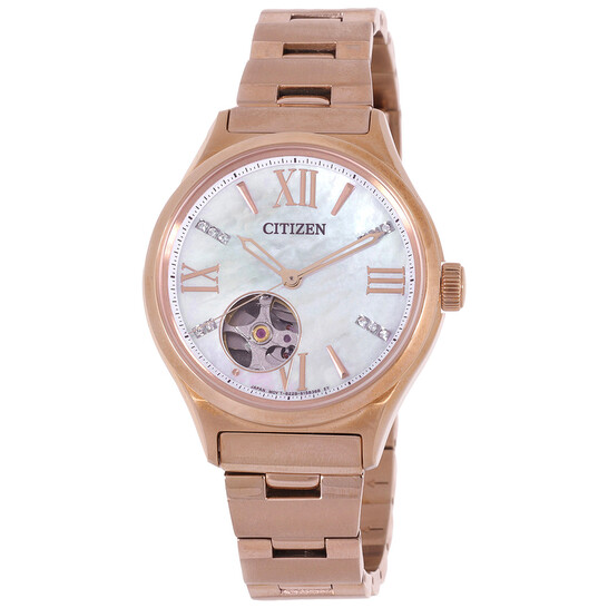 Relógio Citizen Automático Madrepérola Feminino PC1013-89D
