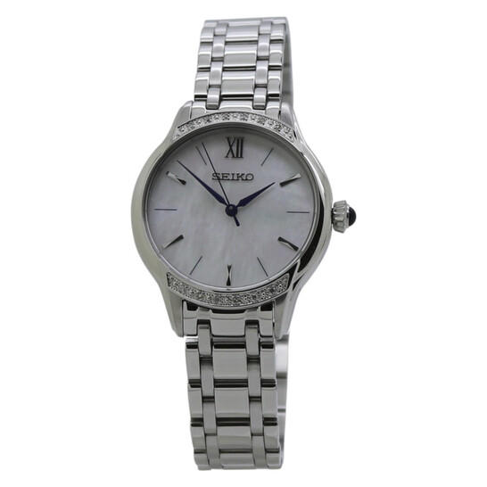 Relógio Seiko Quartzo Branco Aço Feminino SRZ543P1