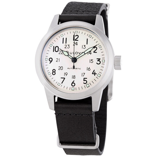 Relógio Bulova Hack Automático Marfim Masculino 96A246