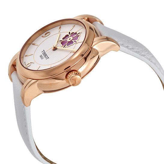 Relógio Tissot Lady Heart Automático Branco Feminino T050.207.37.017.05