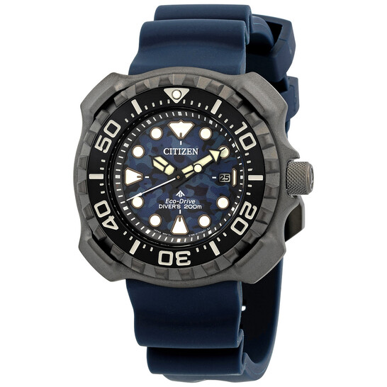 Relógio Citizen Promaster Diver Azul Super Titanium Masculino BN0227-09L