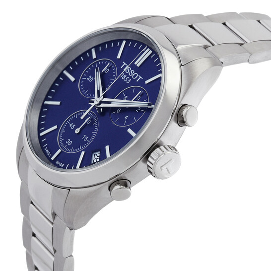 Relógio Tissot PR 100 Cronógrafo Quartzo Azul Masculino T1504171104100