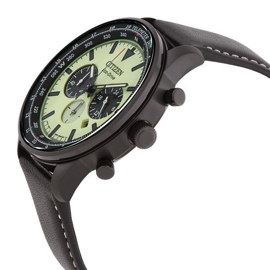 Relógio Citizen Eco-Drive Cronógrafo Verde Masculino CA4505-21X