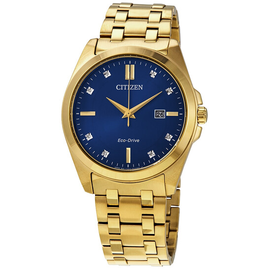 Relógio Citizen Corso Eco-Drive Diamante Azul BM7103-51L