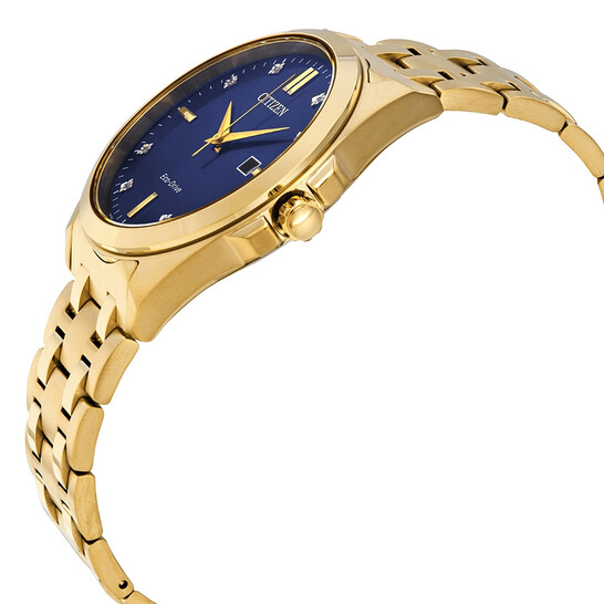 Relógio Citizen Corso Eco-Drive Diamante Azul BM7103-51L
