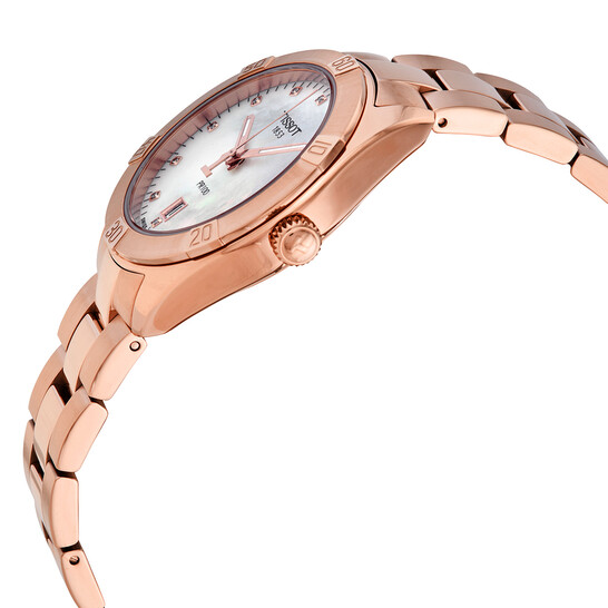 Relógio Tissot T-Classic PR100 Quartzo Diamante Madrepérola Feminino T101.910.33.116.00