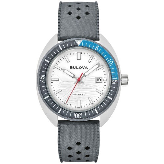 Relógio Bulova Snorkel Quartzo Branco Masculino 98B449