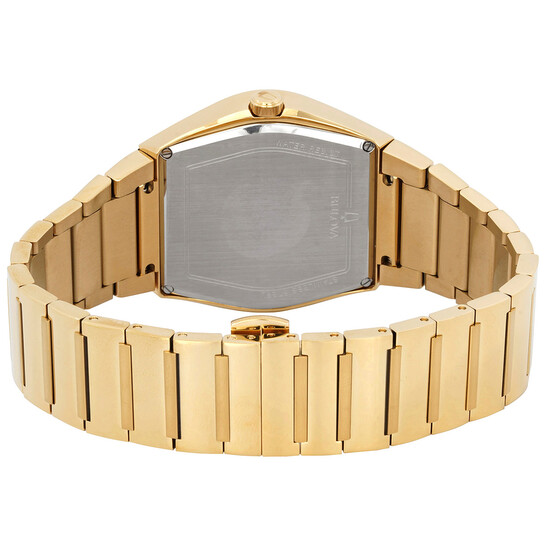 Relógio Bulova Quartzo Preto Dourado Masculino 97A164