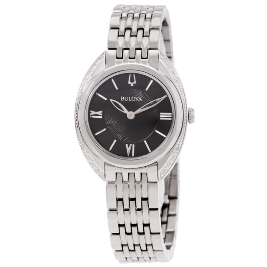 Relógio Bulova Classic Quartzo Preto Feminino 96R252