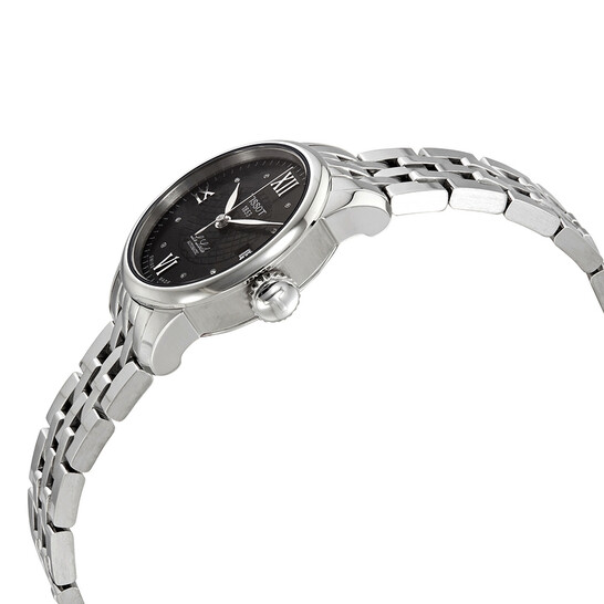 Relógio Tissot Le Locle Automático Preto Diamante Feminino T41.1.183.56