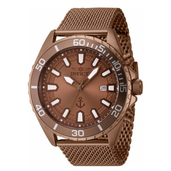 Relógio Invicta Ocean Voyage Quartzo Marrom Masculino 46273