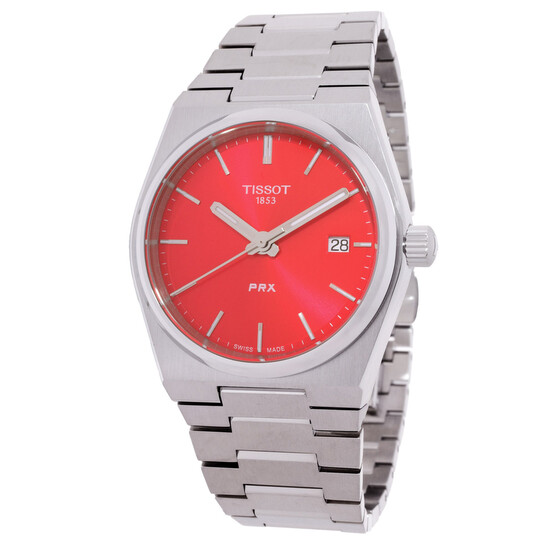 Relógio Tissot PRX 35 Quartzo Vermelho Feminino T1372101142100