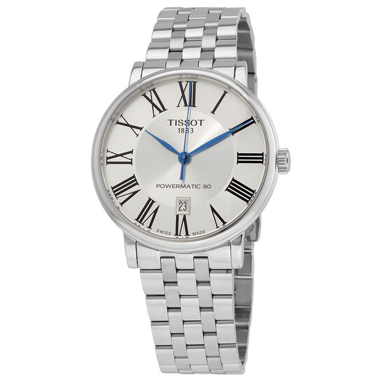 Relógio Tissot Carson Powermatic 80 Automático Prata Masculino T122.407.11.033.00