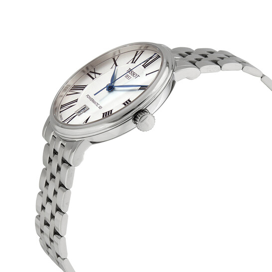 Relógio Tissot Carson Powermatic 80 Automático Prata Masculino T122.407.11.033.00