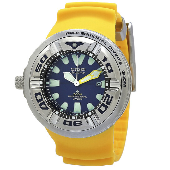 Relógio Citizen Promaster Dive Ecozilla Eco-Drive Azul Masculino BJ8058-06L