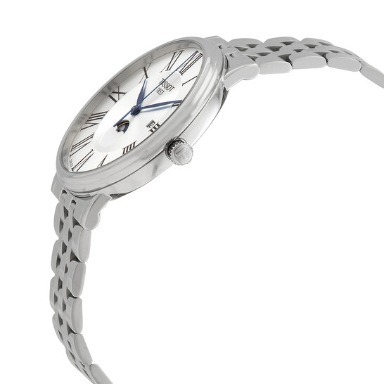 Relógio Tissot Carson Fase Lunar Quartzo Prata Masculino T1224231103300