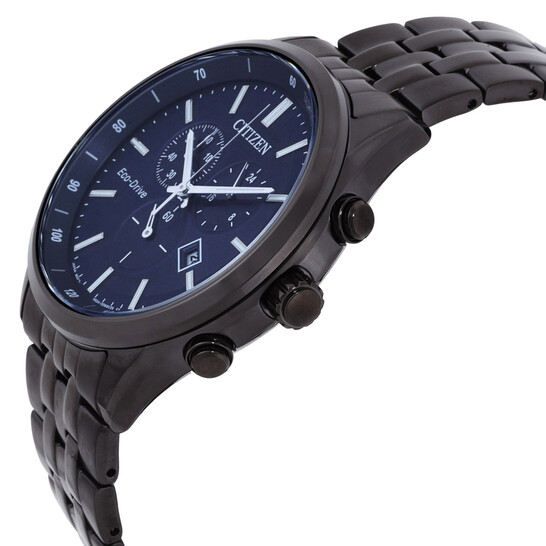 Relógio Citizen Cronógrafo GMT Eco-Drive Azul Masculino AT2577-57L