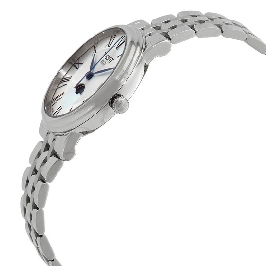 Relógio Tissot T-Classic Quartzo Carson Premium Moonphase Feminino T1222231103300