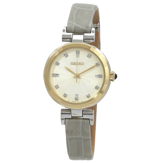 Relógio Seiko Dress Quartzo Diamante Feminino SRZ546