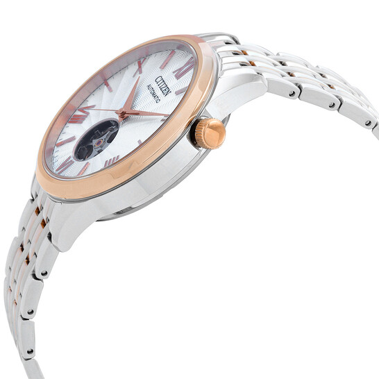 Relógio Citizen Automático Branco Bicolor Masculino NH9136-88A