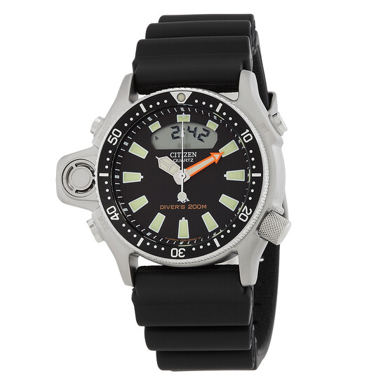 Relógio Citizen Promaster Aqualand Quartzo Preto Masculino JP2000-08E