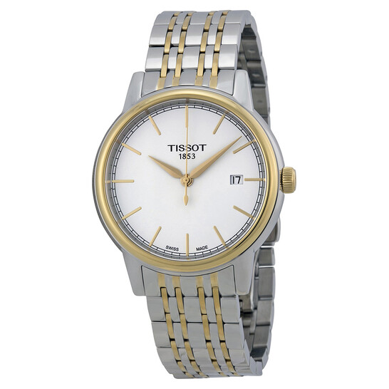 Relógio Tissot Carson Branco Bicolor Masculino T0854102201100