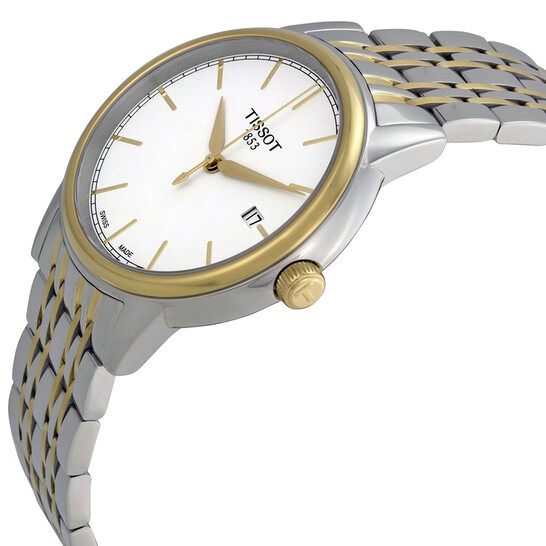 Relógio Tissot Carson Branco Bicolor Masculino T0854102201100