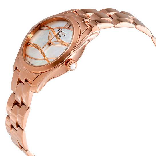 Relógio Tissot T-Wave Madrepérola Diamante Feminino T112.210.33.111.00
