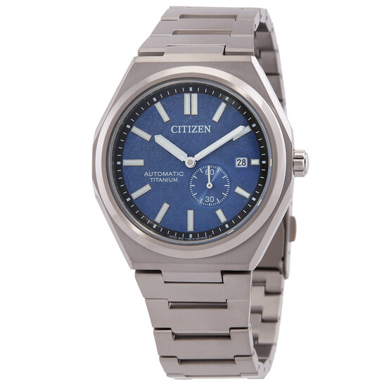 Relógio Citizen Zenshin Automático Azul Masculino NJ0180-80L