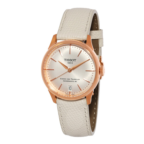 Relógio Tissot Chemin Des Tourelles Automático Prata Feminino T1392073603100