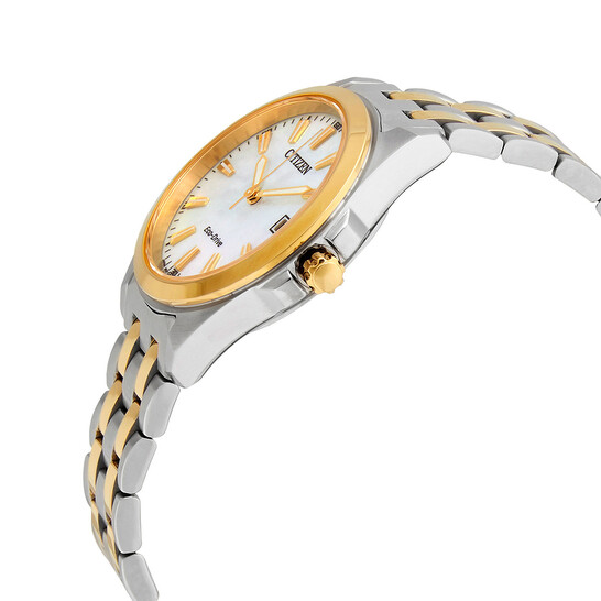 Relógio Citizen Eco-Drive Madrepérola Bicolor Feminino EO1224-54D