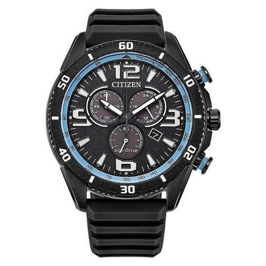 Relógio Citizen Brycen Cronógrafo Preto Masculino AT2587-02E