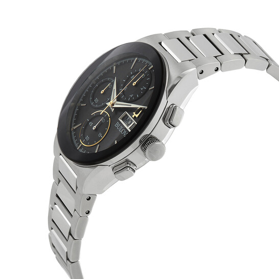 Relógio Bulova Millennia Cronógrafo Quartzo Preto Masculino 96C149