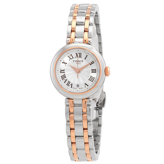 Relógio Tissot Bellissima Small Quartzo Branco Bicolor Feminino T126.010.22.013.01