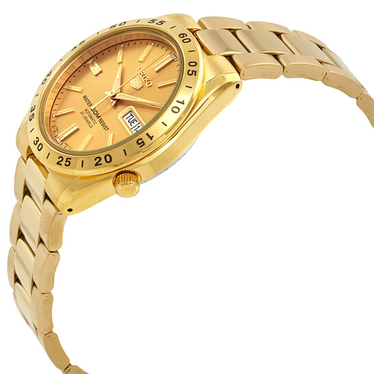 Relógio Seiko Series 5 Automático Dourado SNKE06K1S