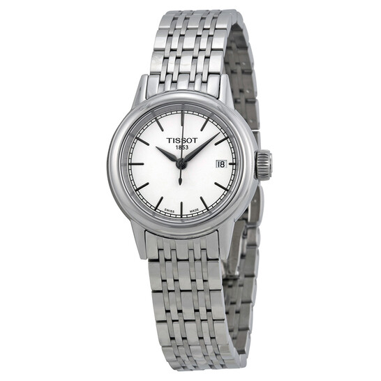 Relógio Tissot Carson Branco Aço Feminino T0852101101100