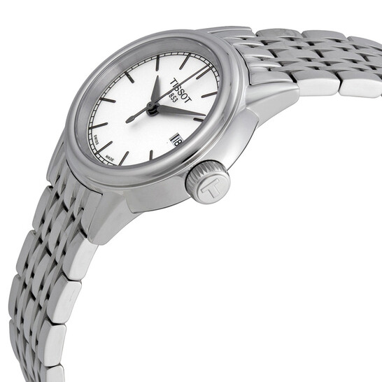 Relógio Tissot Carson Branco Aço Feminino T0852101101100