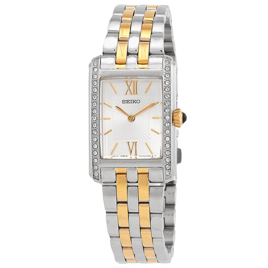 Relógio Seiko Classic Quartzo Crystal Prata Feminino SWR093P1