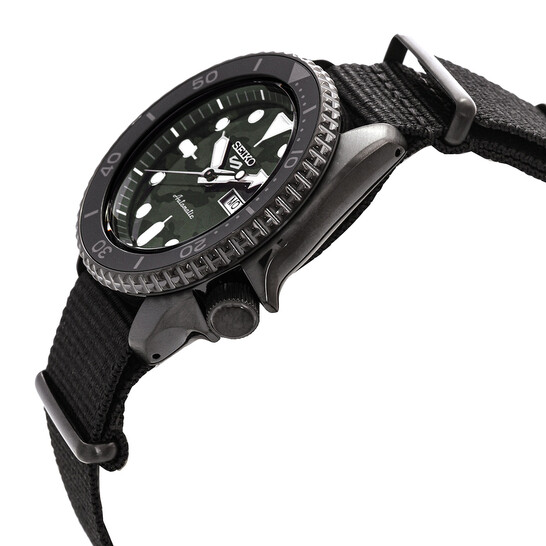 Relógio Seiko 5 Sports Automático Camuflagem Verde Masculino SRPJ37K1