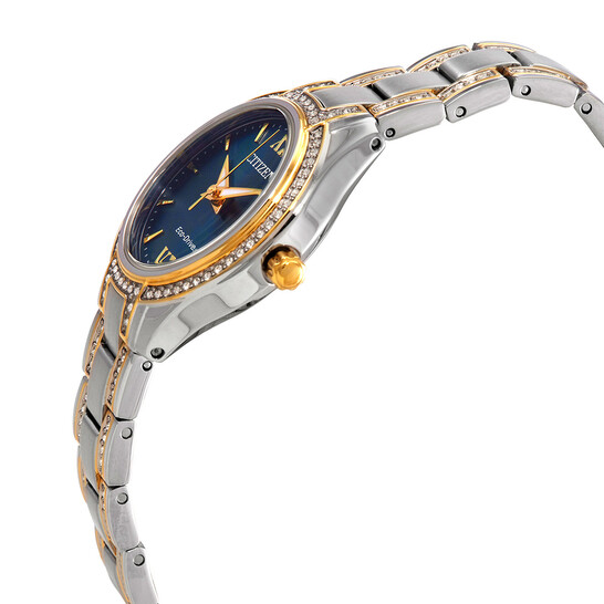 Relógio Citizen Silhouette Crystal Azul Feminino FE1234-50L