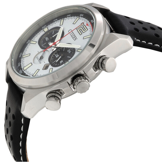 Relógio Citizen Eco-Drive Cronógrafo Branco Masculino CA4640-09A