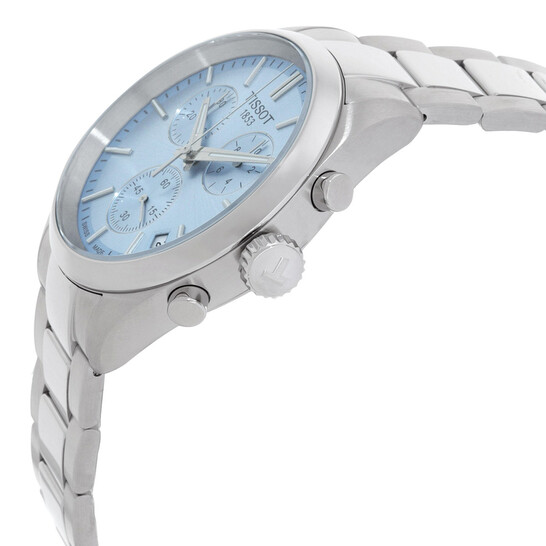 Relógio Tissot PR 100 Cronógrafo Quartzo Azul Gelo Masculino T150.417.11.351.00