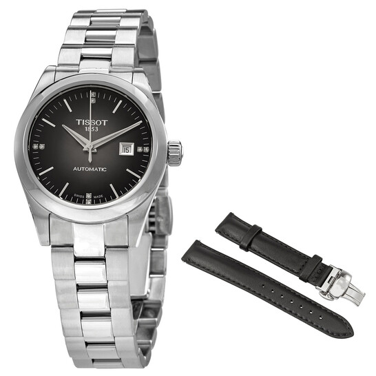 Relógio Tissot T-My Lady Automático Diamante Antracite Feminino T132.007.11.066.00