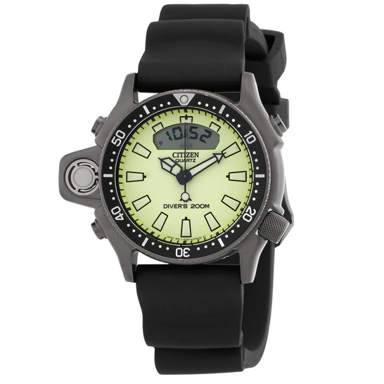 Relógio Citizen Promaster Aqualand Quartzo Branco Masculino JP2007-17W
