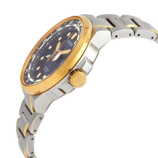 Relógio Citizen Eco-Drive Endeavor Azul Masculino BJ7144-52L