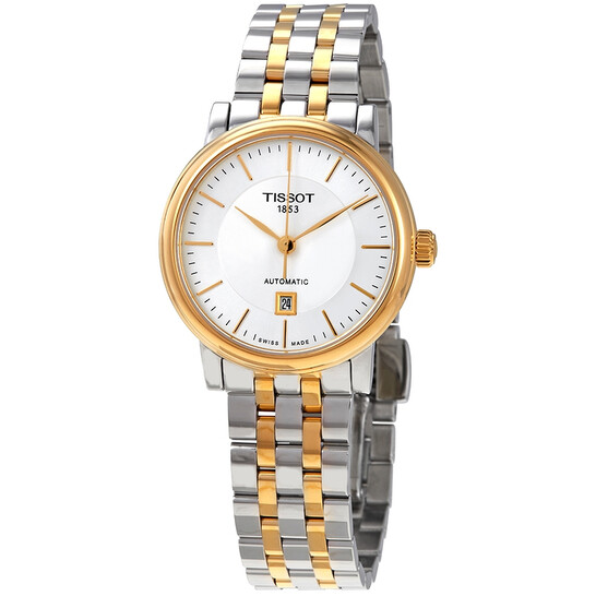 Relógio Tissot Carson Automático Prata Feminino T122.207.22.031.00