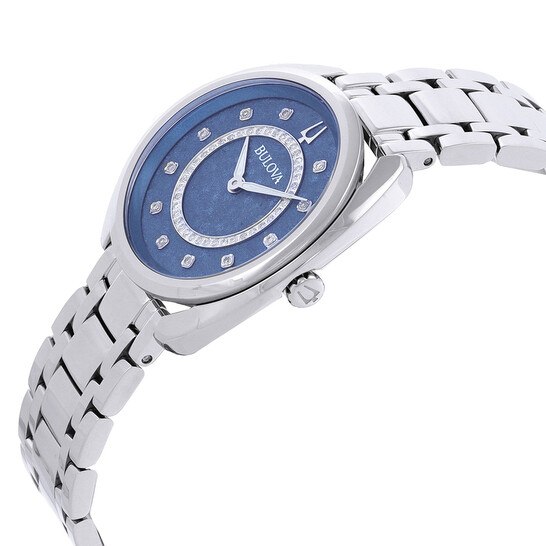 Relógio Bulova Duality Quartzo Azul Feminino 96X160