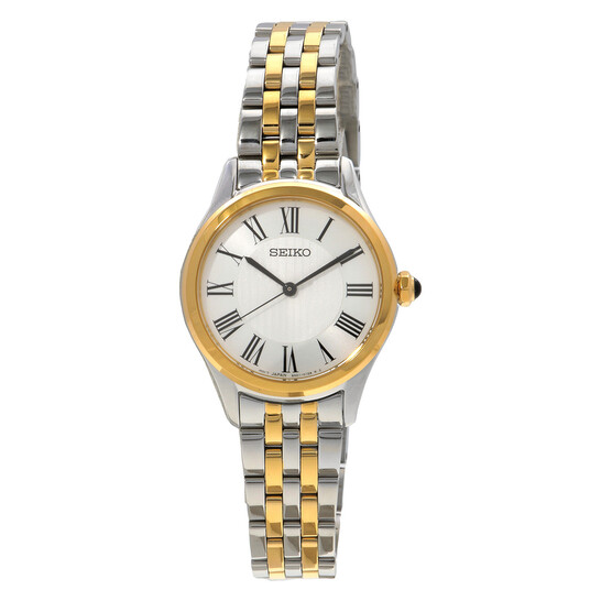 Relógio Seiko Classic Quartzo Branco Feminino SUR612P1