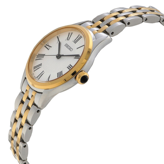 Relógio Seiko Classic Quartzo Branco Feminino SUR612P1